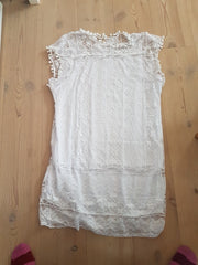 New summer fashion women Dress Sexy Sleeveless Hollow lace Dress Mini Dress beach dress vest dress vestidos femininos