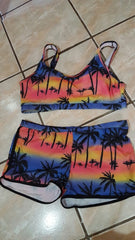 Women Sexy Bandage Bikini Set Swimsuit Swimwear