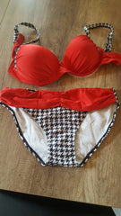 Hot Latest Sexy Bikini Women Fashion Swimming Suit Beach Bikini with Bracket Gather NOR